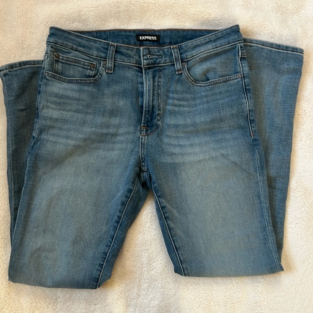 Express hyper stretch Skinny jeans - light wash